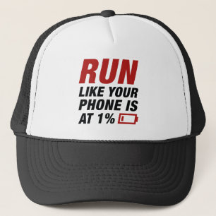 Casquette Exécuter Comme Votre Téléphone Est À 1%