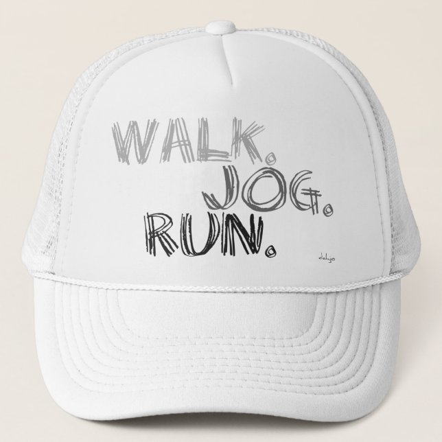 Casquette EXÉCUTION DE JOG DE MARCHE GRAY (SCRIBBLE de polic (Devant)