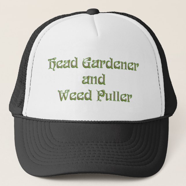 Casquette Extracteur principal de jardinier et de mauvaise (Devant)