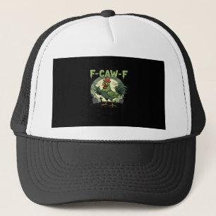 Casquette F Caw F Poulet Drôle Halloween Vintage Classique