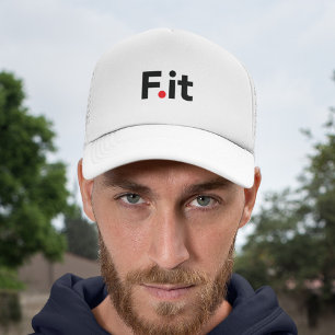 Casquette F It Anti Fitness Slogan