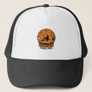 Casquette Fabricant de baseball Halloween Sorcière volante L