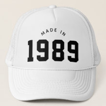 Fabriqué en 1989 Anniversaire personnalisé