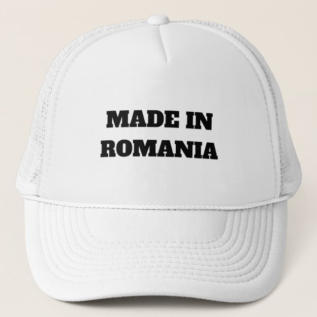 Casquette Fabriqué en Roumanie (Devant)