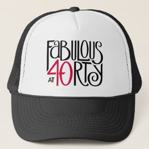 Casquette Fabuleux à 40 rouges