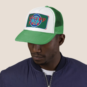 Casquette Face endormie : Vert - Bras Soleil - Chapeau de ca