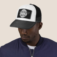 Face endormie : Vert - Bras Soleil - Chapeau de ca