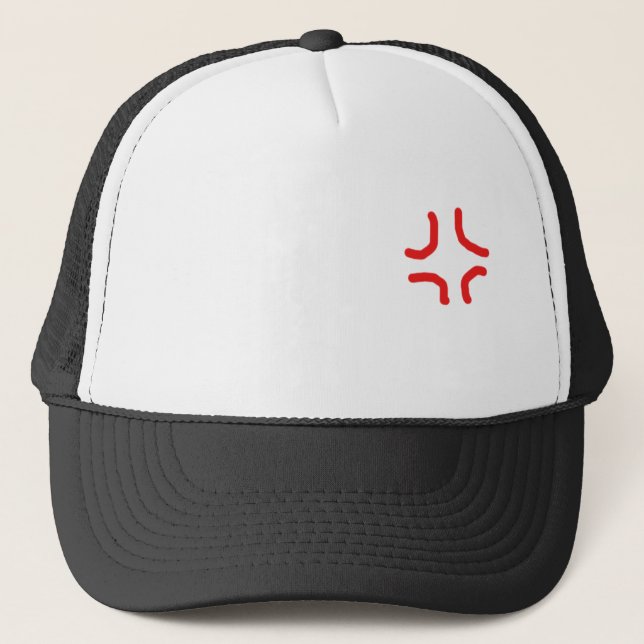 Casquette FÂCHÉ d'Anime (Devant)
