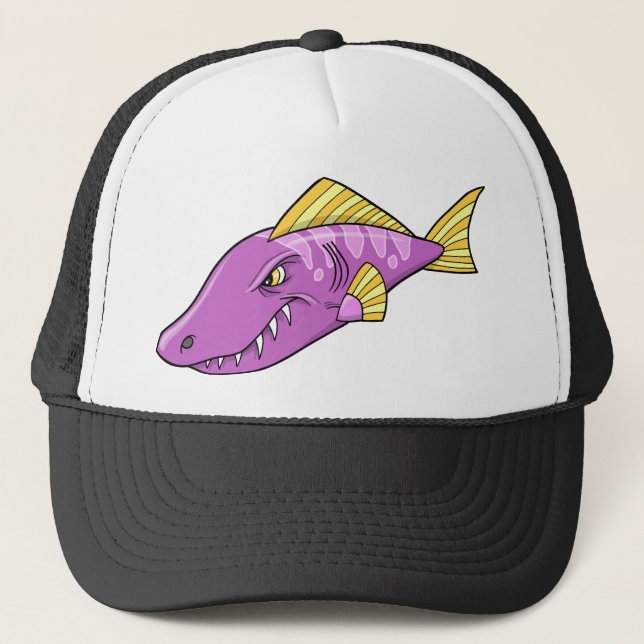 Casquette fâché moyen de poissons (Devant)