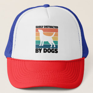Casquette Facilement Distrait Par Chiens Chien Mèmes D'Anniv