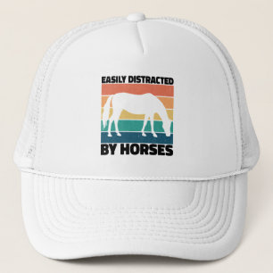 Casquette Facilement Distrait Par Les Chevaux Élevant Cool A