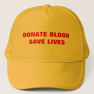 Casquette Faire don de sang et sauver des vies