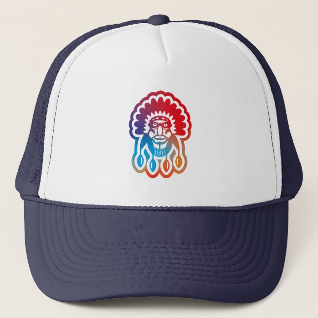 CASQUETTE FAIRE L'INDIEN PAR MASANSER PIXELAT (Devant)