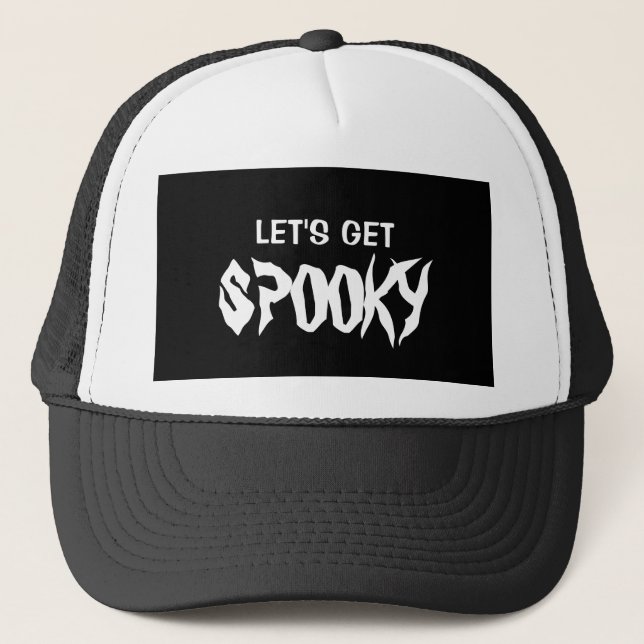 Casquette Faisons Éffrayant T-shirt pour Halloween (Devant)