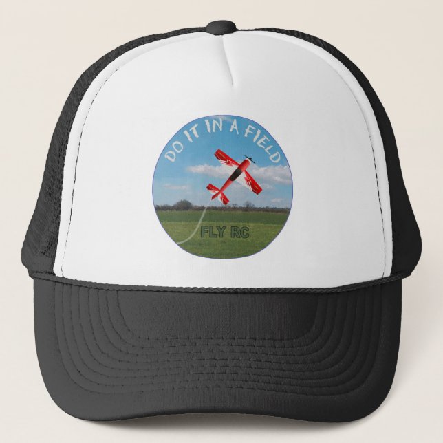 Casquette Faites-le dans un domaine, la mouche RC (Devant)
