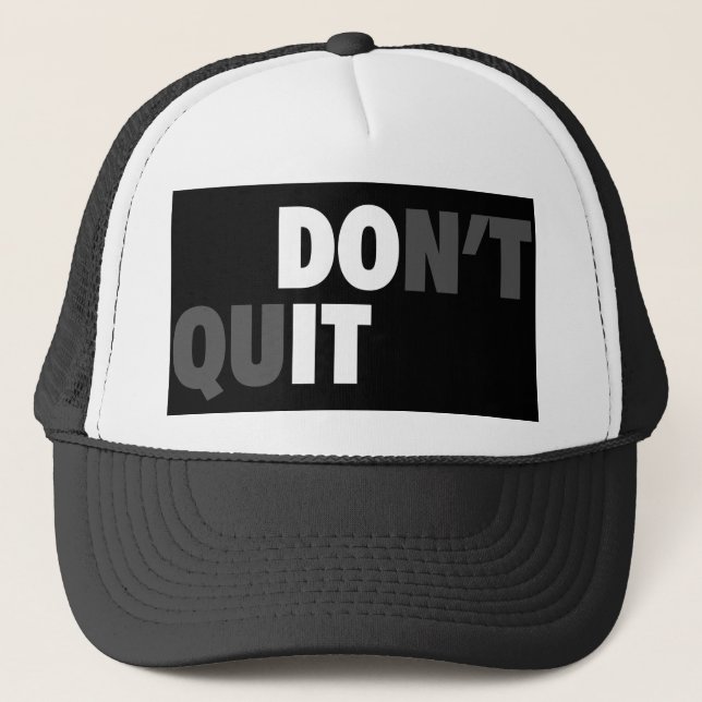 Casquette FAITES-LE (NE QUITTEZ PAS) - Motivationnel (Devant)