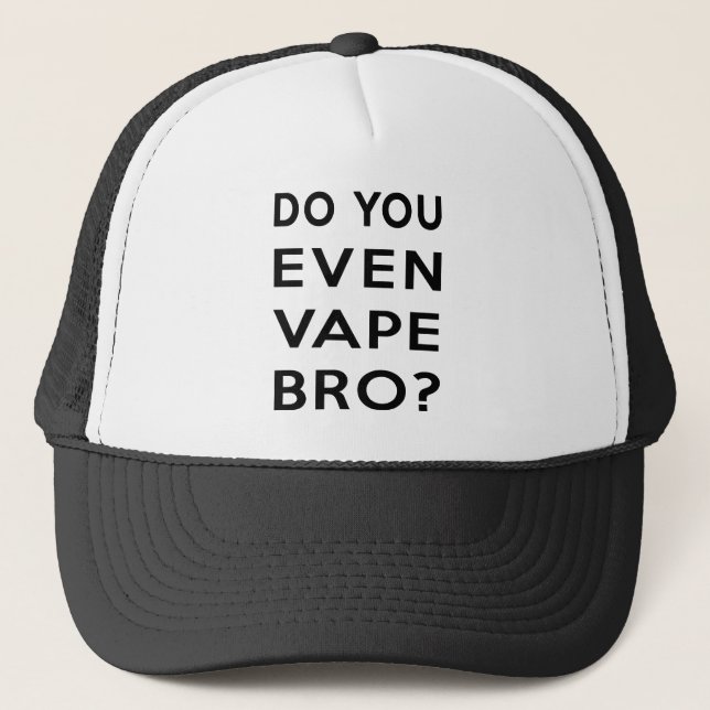 Casquette Faites-vous même bro de vape ? (Devant)