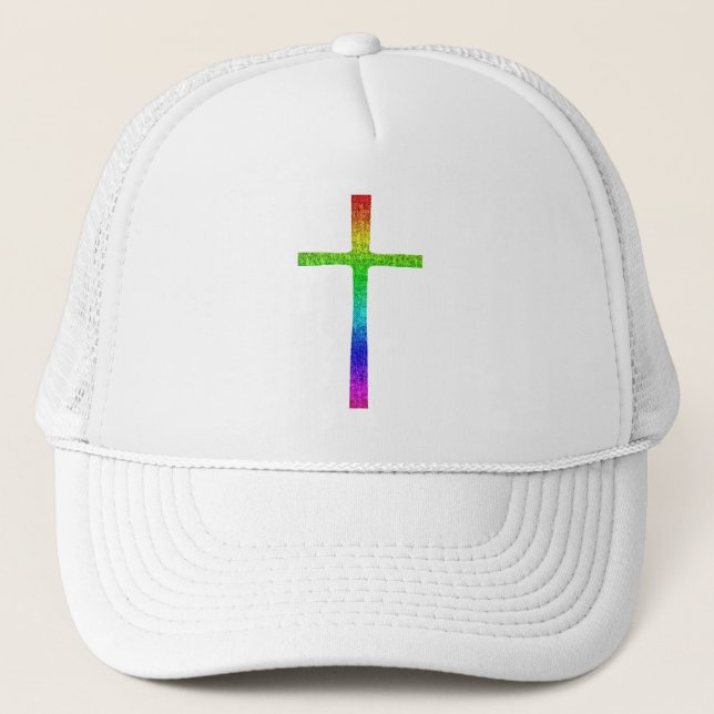 Casquette Faith Cross Rainbow (Devant)