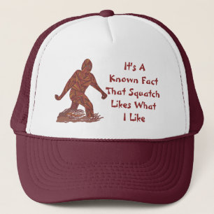 Casquette Faits Geeky de marche de Bigfoot Sasquatch Squatch
