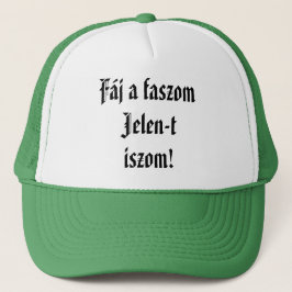 Casquette Fáj a faszom Jelen-t iszom zöld mici