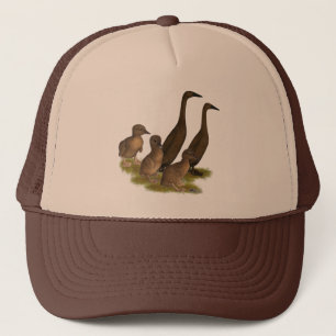 Casquette Famille de canards coureurs de chocolat