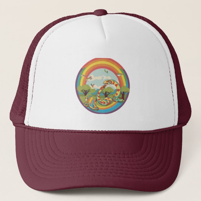 Casquette Famille de serpents mignons (Devant)