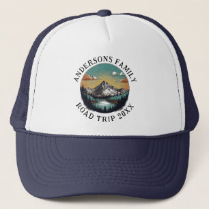 Casquette Famille Réunion Road Trip Mountain Personnalisé