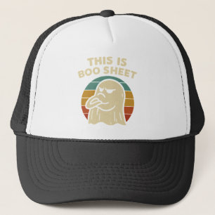 Casquette Fantôme drôle "This Is Boo Sheet" Halloween rétro