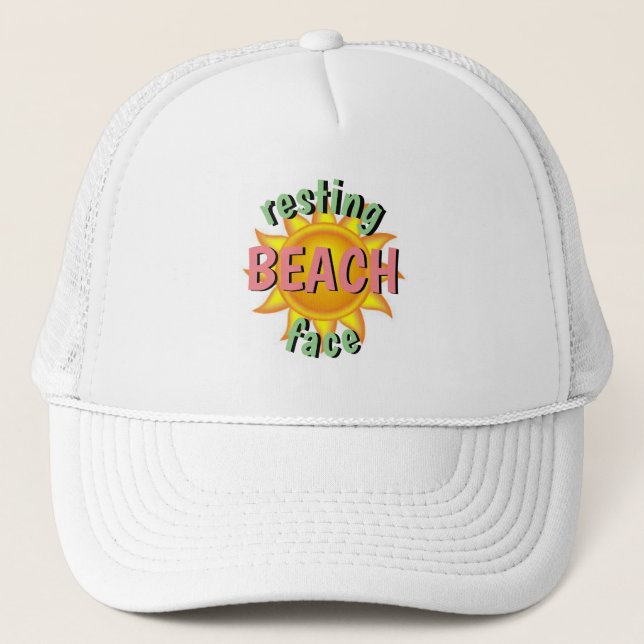 Casquette Fashion Baseball féminin REPOS PLAGE FACE (Devant)