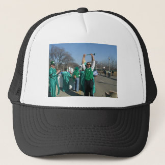 Casquette Fauchez-Bama les marches (d'Obama) avec les gardes