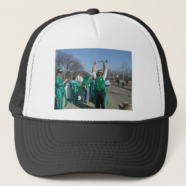Casquette Fauchez-Bama les marches (d'Obama) avec les gardes (Devant)