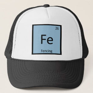 Casquette Fe - Chimie des sports d'escrime Tableau périodiqu