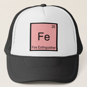 Casquette Fe - Feu Extincteur Funny Symbole de chimie Tee