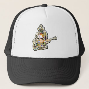 Casquette Feel the Blues - Conception de guitare artistique