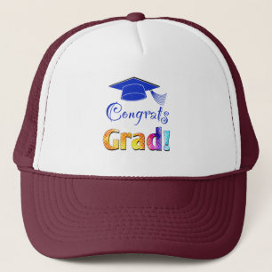 Casquette Félicitations Couleurs Grad, Amusants