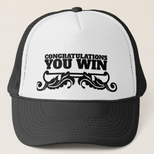 CASQUETTE FÉLICITATIONS VOUS GAGNEZ