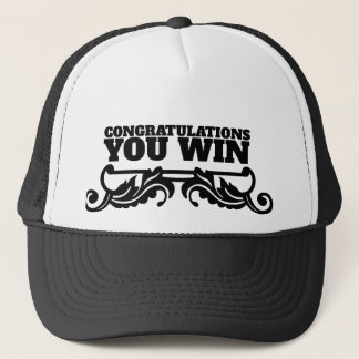 CASQUETTE FÉLICITATIONS VOUS GAGNEZ