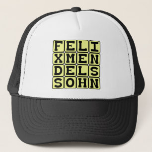 Casquette Felix Mendelssohn, compositeur allemand