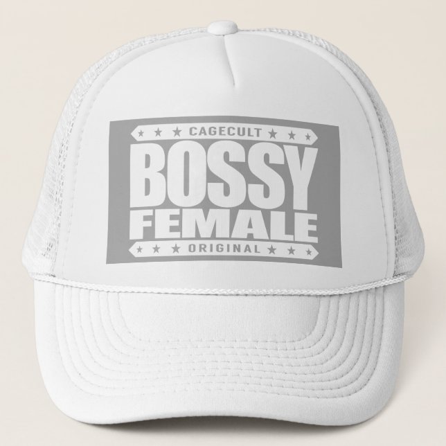 Casquette FEMELLE AUTORITAIRE - les femmes dominantes (Devant)
