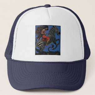 Casquette Femme Art nouveau Zèbre Vintage La Vie 1922