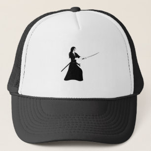 Casquette Femme Samurai guerrière avec épée
