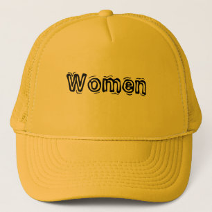 Casquette Femmes Texte Jaune et Couleur Jaune