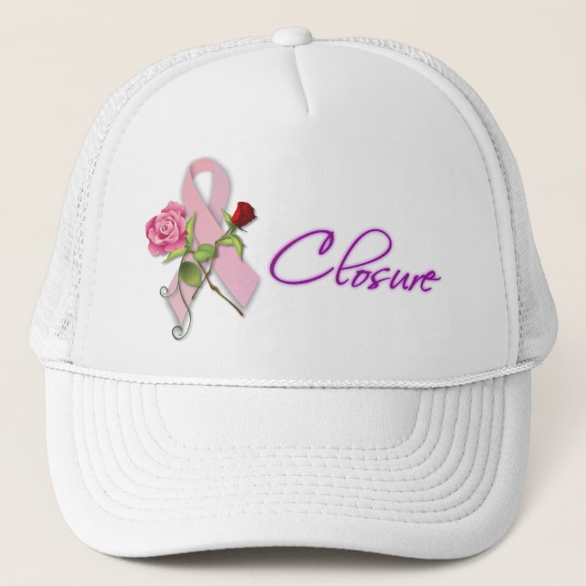 Casquette Fermeture du survivant du cancer du sein (Devant)