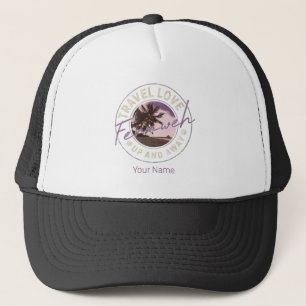Casquette Fernweh Palm Et Plage Vintage voyage Souvenir