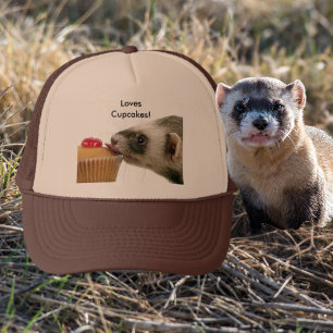 Casquette Ferrets Love Cupcakes Hat