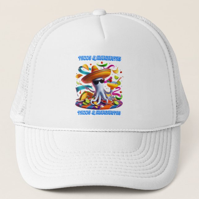 Casquette Festive Fiesta Flavours tacos et margaritas (Devant)