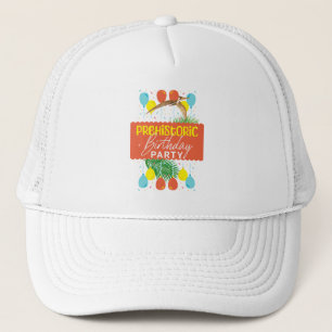 Casquette Fête d'anniversaire préhistorique Ptérodactyle
