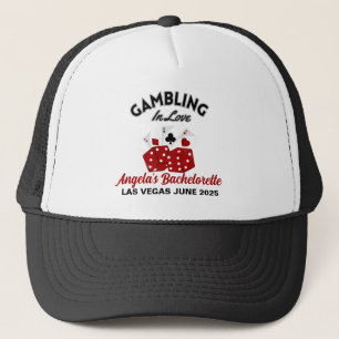 Casquette Fête de Bachelorette personnalisée au Casino Las V