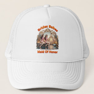 Casquette Fête de la Mariée avec les filles dans le style