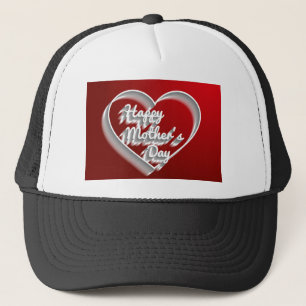 Casquette fête de la mère heureuse
